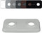 FUX 1 STÜCK Doppel Heizungsrohr Rosette, 12mm - 21,3mm, 2-teilig, Heizung, Rohrabdeckung, Abdeckrosetten, Verkleidung, Heizkörper Rosetten, Polypropylen in Sonderfarben (18mm, RAL 7035)
