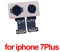 Bullaer, fotocamera posteriore per iPhone 7 Plus, modulo principale della fotocamera, parti di ricambio, schermo sfocato/nero/autofocus per iPhone 7 Plus (iPhone 7 Plus)