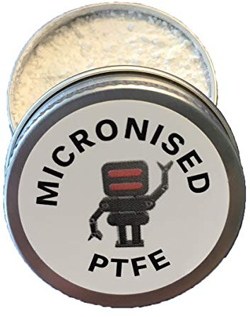 Mikronisiertes PTFE - Pulverschmiermittel für 3D-Drucker, Klaviere, Radfahren usw. verwenden Sie Pulver direkt oder als Zusatz zu Öl oder Fett für super reibungsarme Reibung, 10 ml