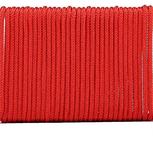 Huairdum Paracord, 2mm Dia 1 Strang Multifunktion für Camping Klettern Seilverpackung Outdoor Camping Schneefeld(15M)