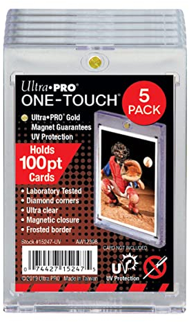 Ultra Pro 100PT UV ONE-Touch Magnetic Holder (5 Count Retail Pack)