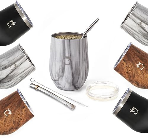 BARGRIN Mate Argentino - Kit Mate - Yerba Mate - Argentina - Bombilla Mate Argentino - Productos Argentinos - Mate Bombilla - Kit Mate Argentino completo - Bombilla Para Mate