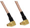 Sky City Cable de extensión MMCX-J curvo macho a SMA-K-J hembra macho RG316 línea sma a mmcx (Color : No.9, Pins : 2M)