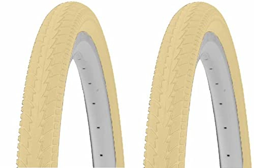 Par de Cubiertas Wanda Bicicleta de Paseo/Trekking, 35-622. (Crema)