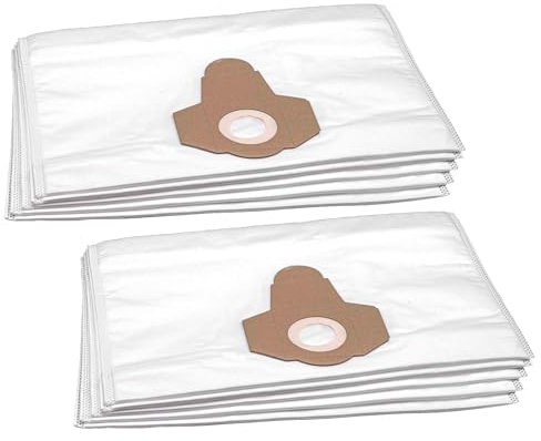 vhbw 10x Sacs compatible avec Rowenta RB 52 / RB52, ZR-816, ZR-815, ZR-817 aspirateur - microfibres non tissées, 45cm x 30cm