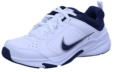 NIKE Defy Men's All Day Training Shoe, White Midnight Navy MTLC Silver, 6.5 UK