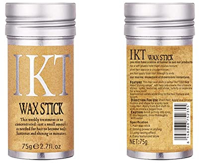 2 PCS Broken Hair Artifact Hair Wax Stick Hair Pomade Stick Professional Broken Hair Shaping Gel Hair Frizz Fixed Fluffy Hairstyling Moisturizing Wax for Strong Hold