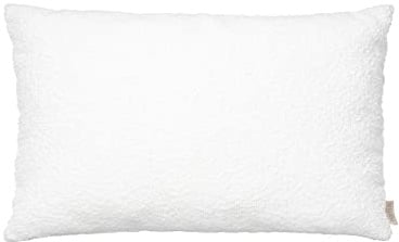 Blomus Kissenbezug Boucle, Kissenhülle für Kopf- oder Sofakissen, Lily White, 30 x 50 cm, 66593