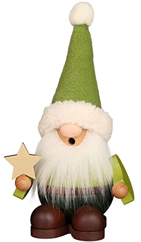 Christian Ulbricht Räuchermännchen Kugelzwerg grün - 25 cm