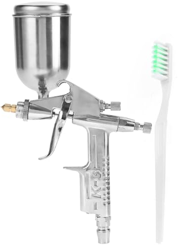 Mini Pistola Pintura,Pulverizador De Pintura De Alta Atomización, 125ml Mini Pistola Neumática para Reparación De Pintura De Automóviles