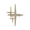 Broche Croix Et Étoile Plaquée Or 14 Carats Pour Femmes, Filles, Hommes Et Femmes, Étoile En Cristal Pour Pull, Foulards, Robes, Vestes, Sacs à Dos, Broches, Accessoires De Bijoux Délicats