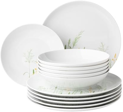 Service de table 12 pièces Meadow Grasses vert