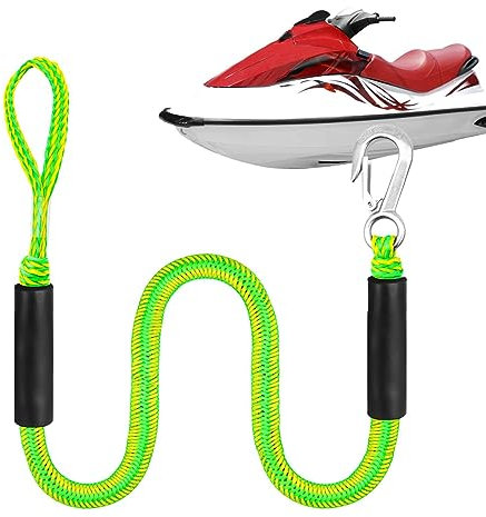 PW TOOLS Bootsanlegeseil - Dock mit Dock,Motorboot-Zubehör, Bootsseil-Festmacherleine mit Haken zum Andocken, Kajak, Wasserfahrzeug, Jet-Ski, Ponton