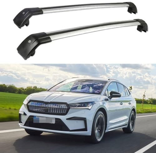 Dachträger aus Aluminium Dachträger-Querstangen für Enyaq SUV 2020 2021 2022 2023 2 Stücke