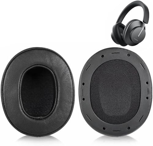 Replacement Earpads Ear Pad Cushion Cover Compatible with Huawei FreeBuds Studio Over-Ear Headphones (Black)