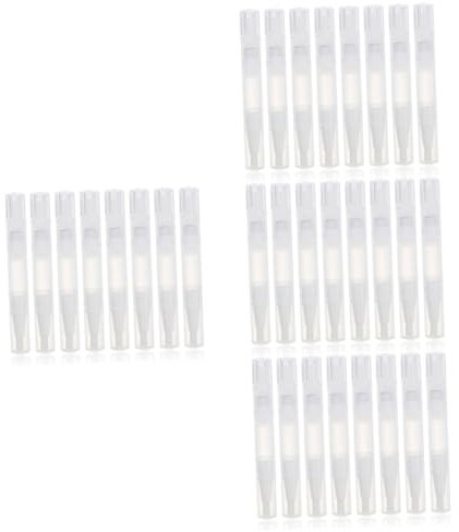 Housoutil 32pcs Empty Nail Oil Pens Smooth Cuticle Oil Pens for Nail Care Compact and Easy to Carry Each for Manicure and Pedicure Use