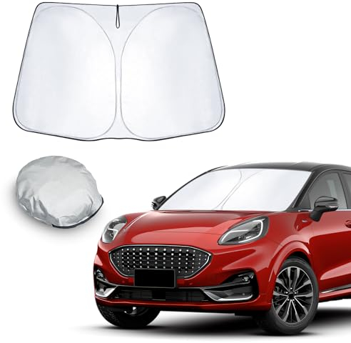 CDEFG Compatible con Ford Puma MK2 ST/ST-Line X 2020-2024 Parasol Parabrisas Delantero Coche Accesorios
