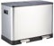 Home Treats 40 Litre Rubbish Bin Kitchen Recycling Bin 2 x 20 Litre Compartments Pedal Bin Soft Close Metal Trash Can With Handles & Inner Buckets (40 Litre Bin 2 Slots)