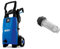 Nilfisk C 110 bar 110.7-5 X-TRA Kompakter Hochdruckreiniger für leichte, allgemeine Reinigungsaufgaben – für den Außenbereich – Wasserdurchsatz 440 l/h (blau) & Water Filter, 8cm