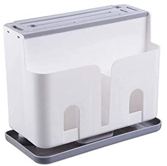 ISCBAFYX Messerblock, Essstäbchen, Messerhalter, Aufbewahrungsbox, Küchenmesser und Gabel, Essstäbchenbox, Kunststoff-Essstäbchenrohr, Messerregal für die Küche (Farbe: C)