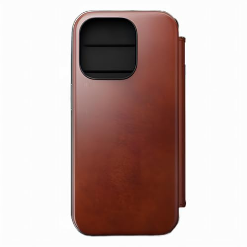 NOMAD - Modern Leather Folio - iPhone 16 Pro | Olde Dublin | Horween