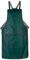 Green Full Grain Leather Crossbody Apron Butcher, Cook, BBQ, DIY, Blacksmith, Barber, woodwork apron