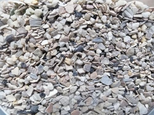 Dihl 4KG Mixed Pigeon Grit. Seashells, Flint and Charcoal. Graded 2-5mm. Aids Digestion, Boosts Hen Egg Shell Quality, Enhances Well-Being. High Calcium. 4 KG