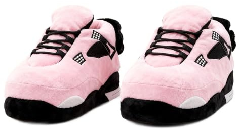 Mululian Unisex Cosy Trendy Sneaker Slippers Comfy Kicks Non Slip Sole Indoor House Plush - One Size Fits Most