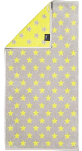 Cawö Handtücher New Stars Sterne klein 6261 Platin/Lime - 75