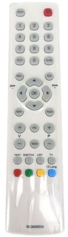1 pc RC3000E03 for TCL Thomson TV Télécommande F50S3803 H32E4463 H32E4415 RC3000M01 RC3000M13 RC3000N02 RC3000M11