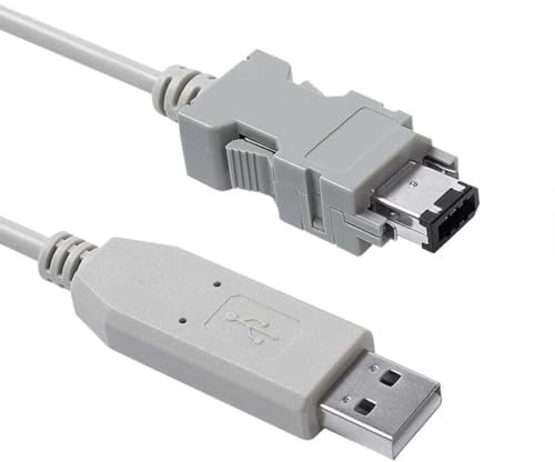 Cutesliving FTDI Câble série USB vers SM6P pour servomoteurs Delta ASDA-B2 A2 AB – Câble de débogage/programmation de 3 m, certifié CE/UL/RoHS (3 m)