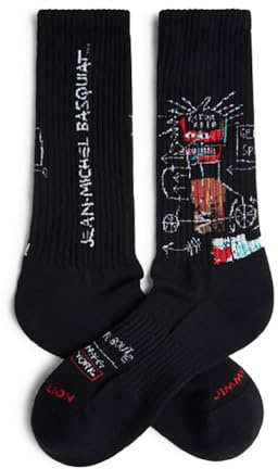 Jimmy Lion Athletic Basquiat Gem Spa Crew Socks EU 41-46