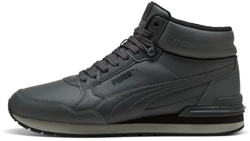 PUMA ST Runner V4 MID (40289301) - Zapatillas de deporte para hombre, de corte alto, color negro, cómodas, funcionales, con cordones, para otoño/invierno, cómodas, elegantes, para uso diario, gris