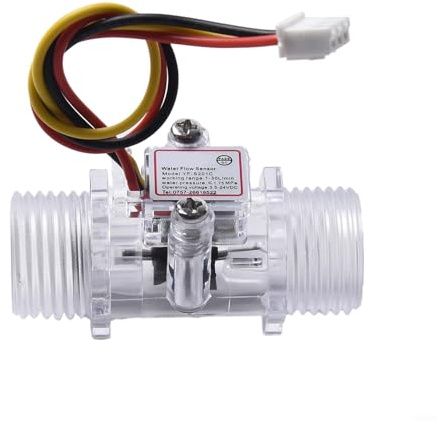 YF S201C Wasserstromsensor G1 1/5.1 cm Schnittstelle für genaue Durchflussmessung in verschiedenen Anwendungen (A)