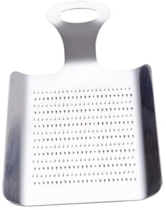 Gcljlmy Ingwer Reibe Edelstahl Schleif Werkzeug Geräte Komfortabler Griff Knoblauch Reibe Käse Presse zum Würzen Parmesan Zwiebel (7.4 Cm)