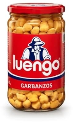 Garbanzos, Gekochte Kichererbsen im Glas, 570g, 4er Pack