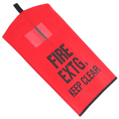 CALLARON Housse Extincteur 6kg 32x58 Cm, Protection Extérieure Étanche Antigel, Couverture Murale Résistante UV et Chaleur, Paquet de Protection Industriel pour Sécurité Incendie, Usage