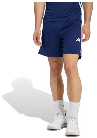 adidas Herren Shorts Workout Essentials Base 3-Stripes Pique Short 7inch