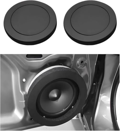 Motorguard Universal Foam Speaker Enhancer Kit, Black, 6 and 6.5 Inch, Self-Adhesive, Pack of 2