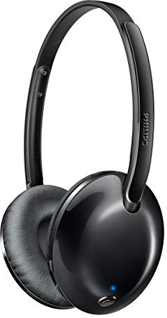 Philips SHB4405BK Flite Ultralite Cuffie Audio con Microfono, Bluetooth, per Android e iOS, Ripiegabili, Leggere, Nero