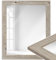 WANDStyle Spiegel 58x68 cm im Landhaus-Stil aus Holz, großer Eiche-Optik Wandspiegel, Made in Germany - H770
