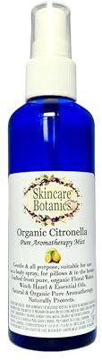 Skincare Botanics Citronella Spray | Natural Room, Pillow & Body Mist | Bug & Insect Repellent | Deet Free | 100ml