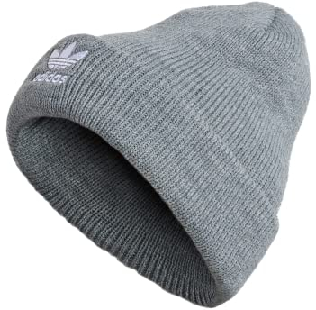 adidas Originals Damen Trefoil Beanie, Meliert, Grau, Einheitsgröße