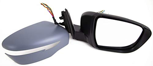 TVP Trade Vehicle Parts.co.uk Compatible With Door Wing Mirror Heated Power Fold Primed Right For Nissan Qashqai 2014-