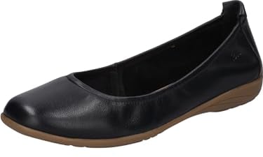 Josef Seibel Damen Fenja 01 Flacher Slipper, Schwarz, 42 EU