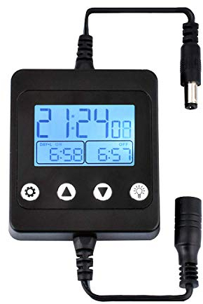 KZKR Aquarium Light Timer LED Dimmer Lighting Controller Adjustment Universal