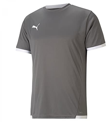 PUMA Herren Teamliga Jersey Shirt, Smoked Pearl-puma White, L EU