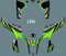 MXP Graphics Team Graphics Decals Aufkleber-Set für Suzuki LTZ400 LTZ 400 2003 2004 2005 2006 2007 2008, Grün