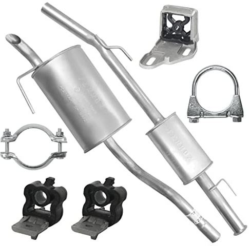 Ferroz Auspuff Auspuffanlage Schalldämpferset für Renault Clio 2 II B 1.2i 1.4i 1.6i