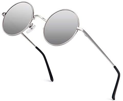 ANYLUV Sonnenbrille Herren Polarisiert, Runde Sonnenbrille Herren Damen Klassische mit UV-Schutz